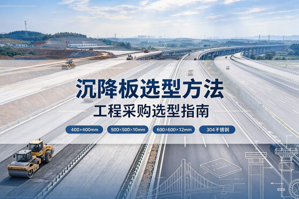 喀喇沁左翼沉降板选择方法