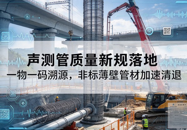 喀喇沁左翼声测管质量新规落地，一物一码溯源，非标薄壁管材加速清退
