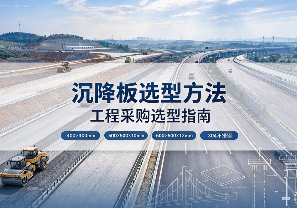 喀喇沁左翼沉降板选择方法